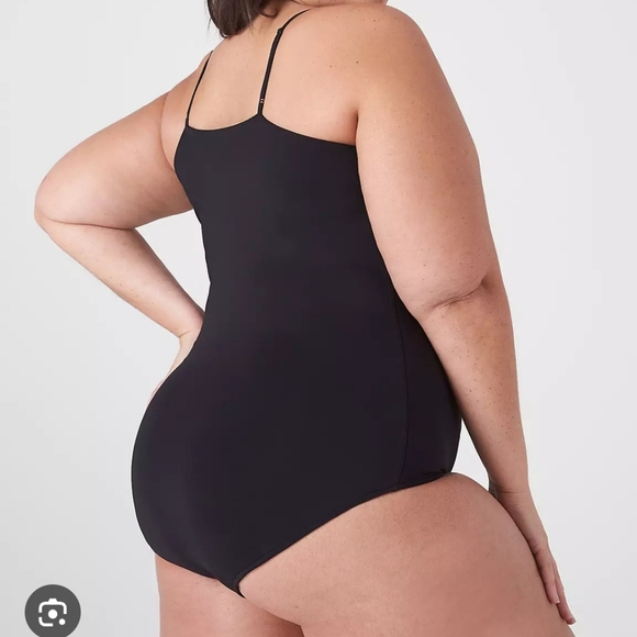 Lane Bryant fitted black cami bodysuit medium - Picture 9 of 11